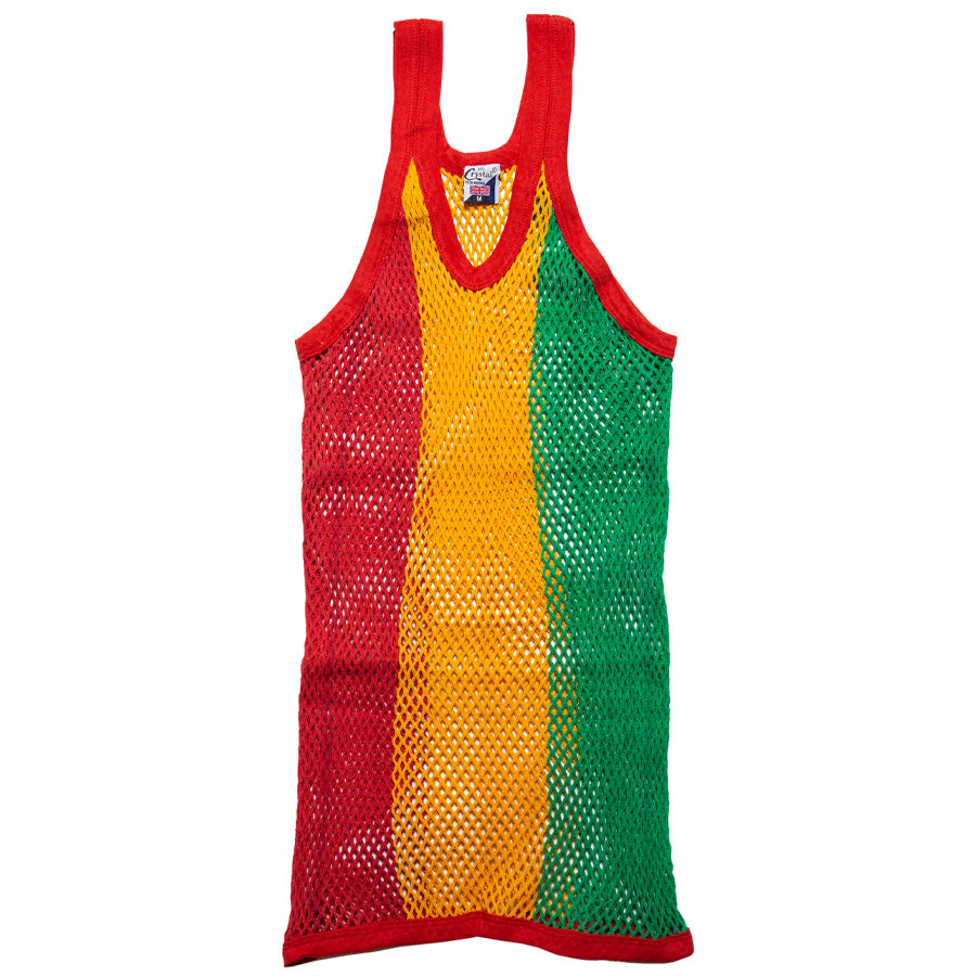 CRYSTAL The Original English Mesh Vest ( STRING VEST ) アミシャツ
