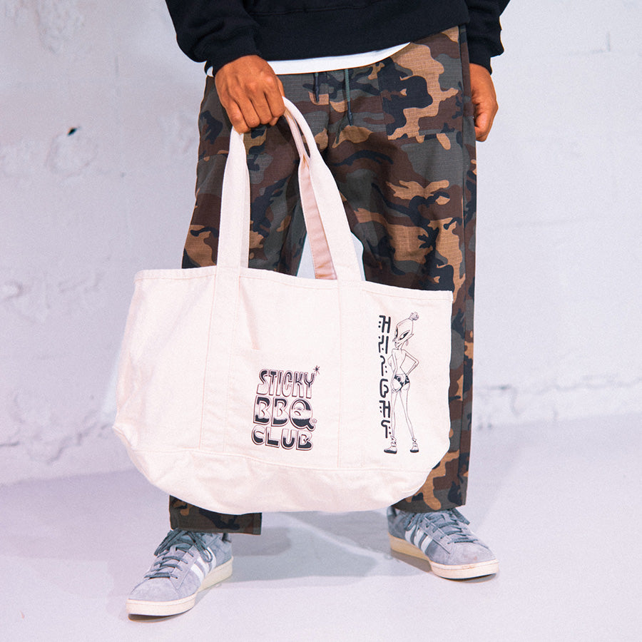 HAIGHT ( ヘイト ) STICKY BBQ BIG TOTE トートバッグ 36L