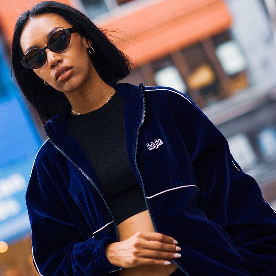 HAIGHT ( ヘイト ) VELOUR TRACK JACKET ベロア トラックジャケット