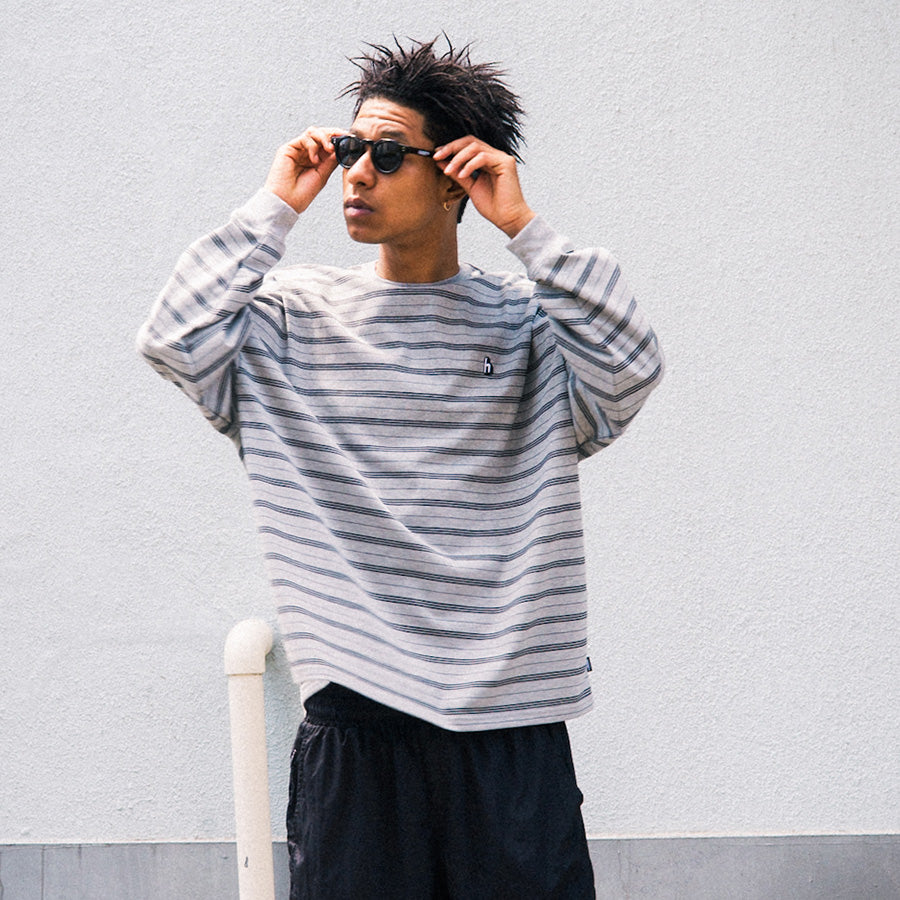 HAIGHT ( ヘイト ) BORDER L/S Tee ボーダー ロングスリーブ Tシャツ