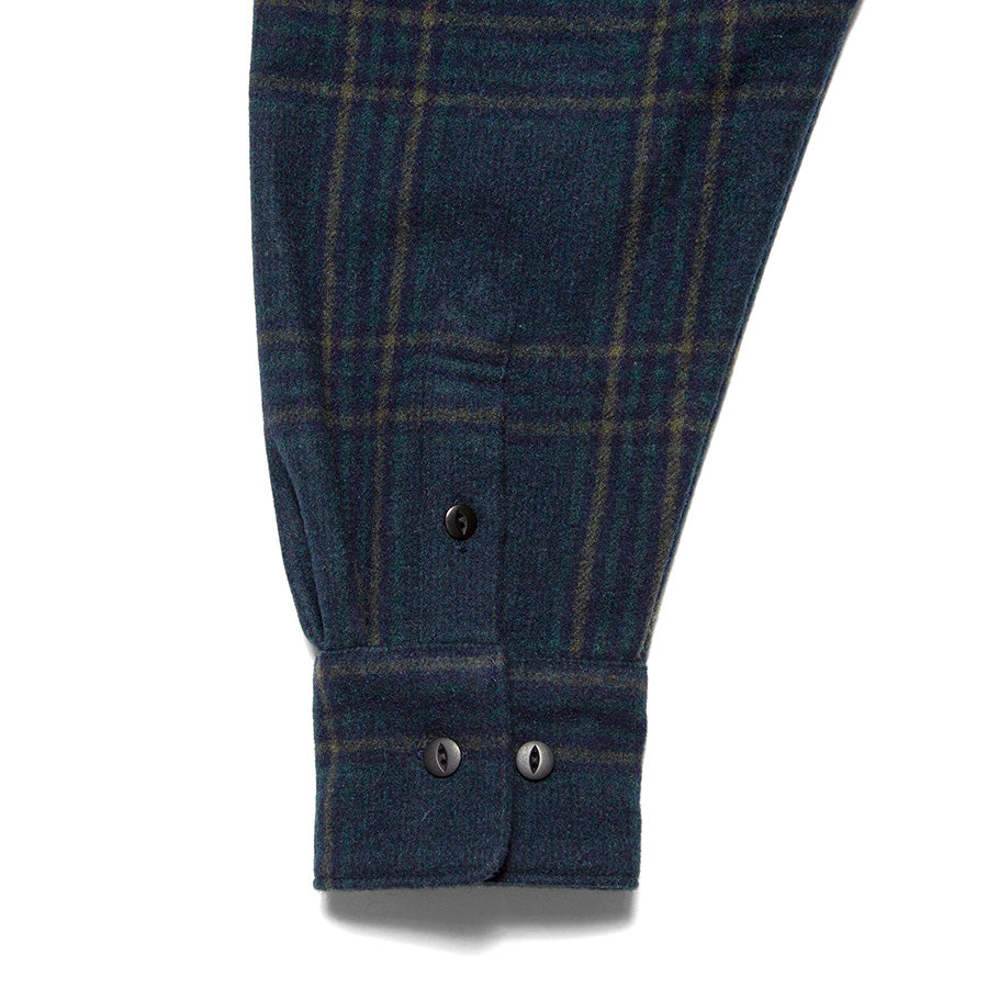 HAIGHT ( ヘイト ) FLANNEL HALF ZIP SHIRT フランネル ハーフジップ シャツ
