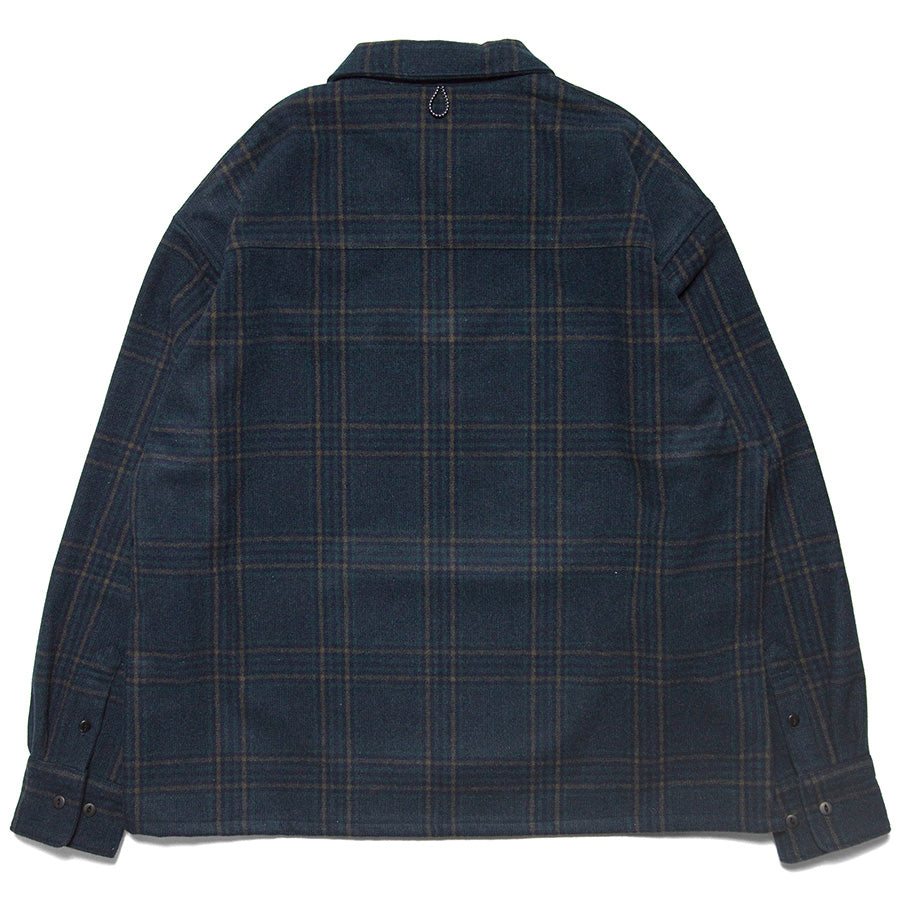 HAIGHT ( ヘイト ) FLANNEL HALF ZIP SHIRT フランネル ハーフジップ シャツ