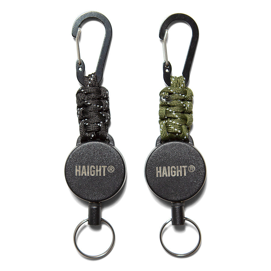 HAIGHT ( ヘイト ) REEL KEY KEEPER キーホルダー 伸縮リール付き HTAW