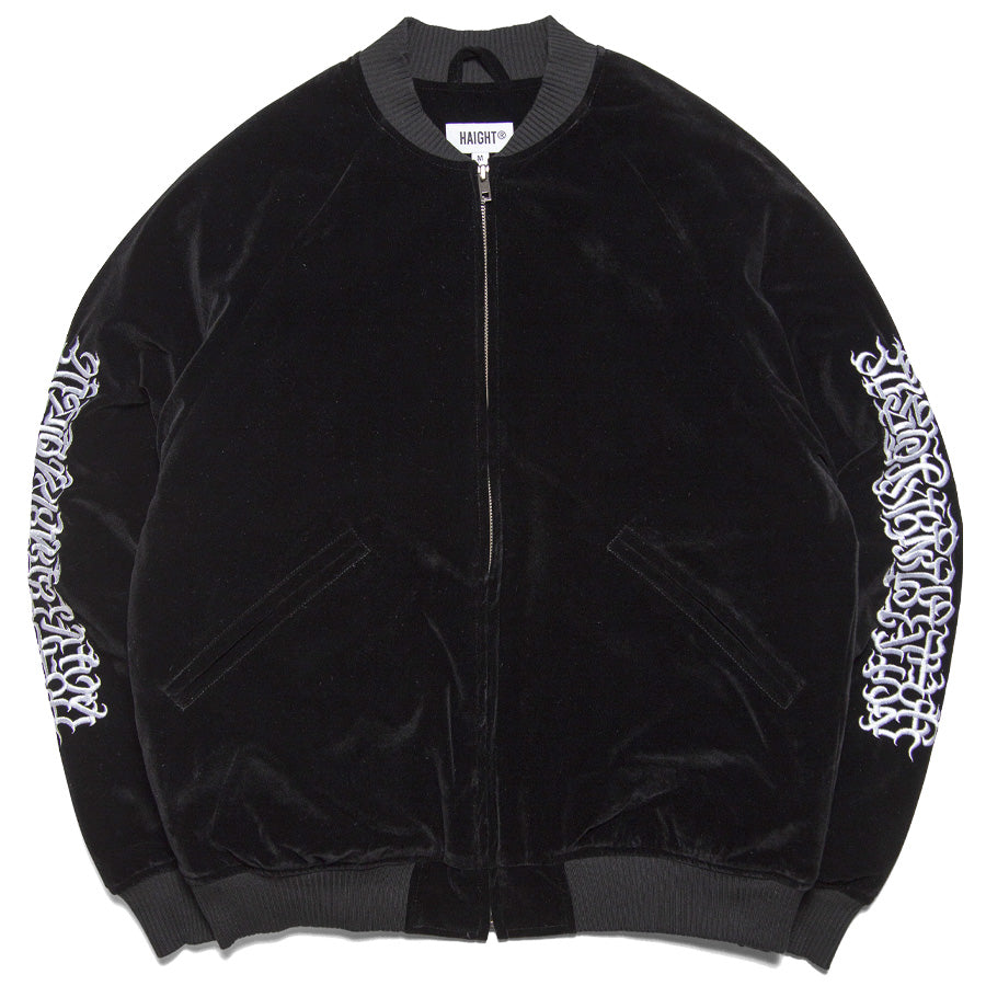 HAIGHT × CASPER ( ヘイト × キャスパー ) FLAMES LOGO VELOUR JACKET ベロアジャケット アウター