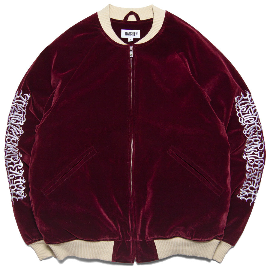 HAIGHT × CASPER ( ヘイト × キャスパー ) FLAMES LOGO VELOUR JACKET ベロアジャケット アウター