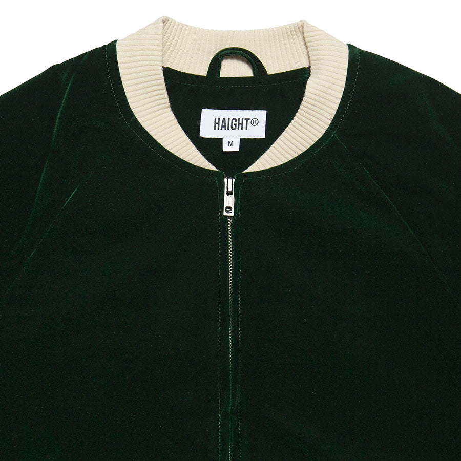 HAIGHT × CASPER ( ヘイト × キャスパー ) FLAMES LOGO VELOUR JACKET ベロアジャケット アウター