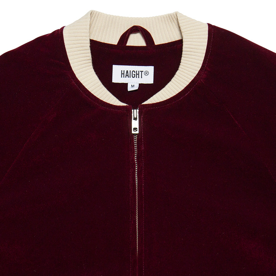 HAIGHT × CASPER ( ヘイト × キャスパー ) FLAMES LOGO VELOUR JACKET ベロアジャケット アウター
