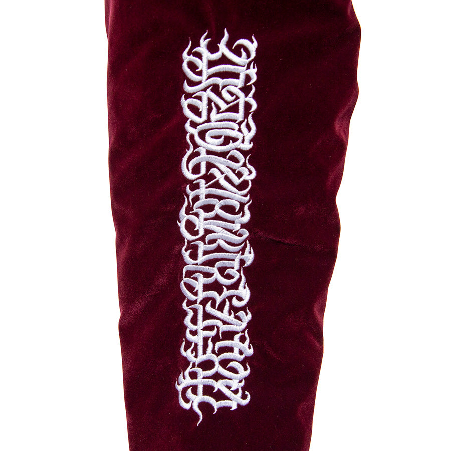 HAIGHT × CASPER ( ヘイト × キャスパー ) FLAMES LOGO VELOUR JACKET ベロアジャケット アウター