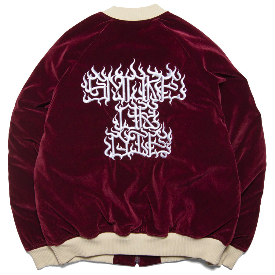 HAIGHT × CASPER ( ヘイト × キャスパー ) FLAMES LOGO VELOUR JACKET ベロアジャケット アウター