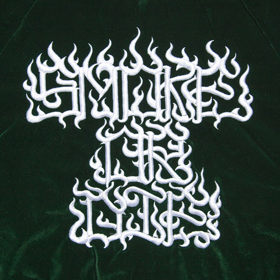 HAIGHT × CASPER ( ヘイト × キャスパー ) FLAMES LOGO VELOUR JACKET ベロアジャケット アウター