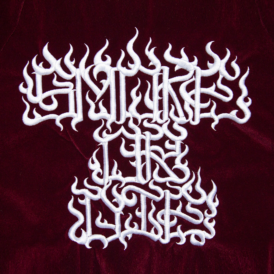 HAIGHT × CASPER ( ヘイト × キャスパー ) FLAMES LOGO VELOUR JACKET ベロアジャケット アウター