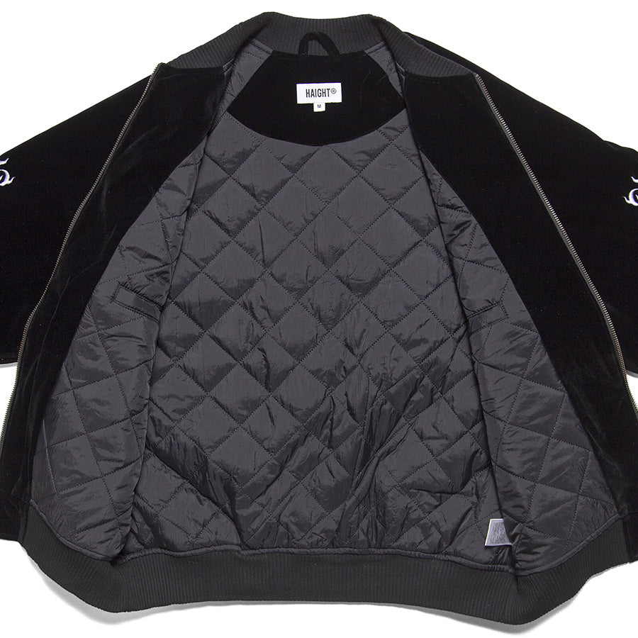 HAIGHT × CASPER ( ヘイト × キャスパー ) FLAMES LOGO VELOUR JACKET ベロアジャケット アウター