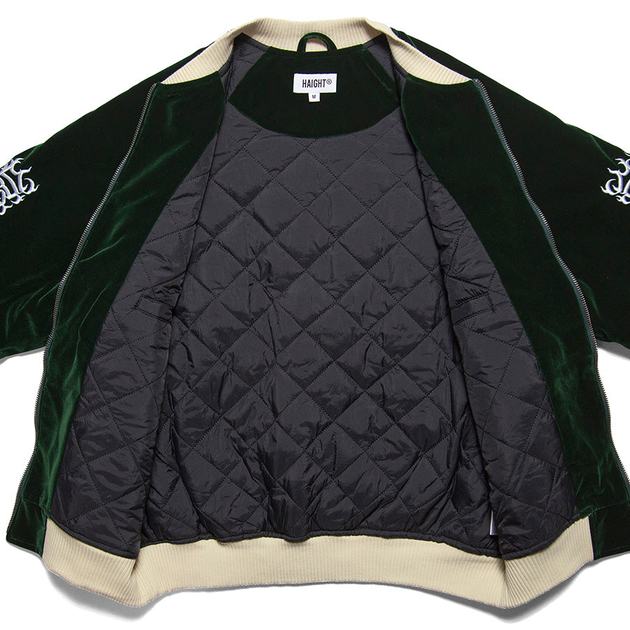 HAIGHT × CASPER ( ヘイト × キャスパー ) FLAMES LOGO VELOUR JACKET ベロアジャケット アウター