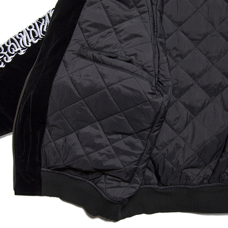 HAIGHT × CASPER ( ヘイト × キャスパー ) FLAMES LOGO VELOUR JACKET ベロアジャケット アウター