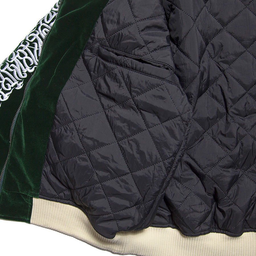HAIGHT × CASPER ( ヘイト × キャスパー ) FLAMES LOGO VELOUR JACKET ベロアジャケット アウター