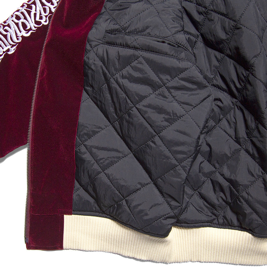 HAIGHT × CASPER ( ヘイト × キャスパー ) FLAMES LOGO VELOUR JACKET ベロアジャケット アウター