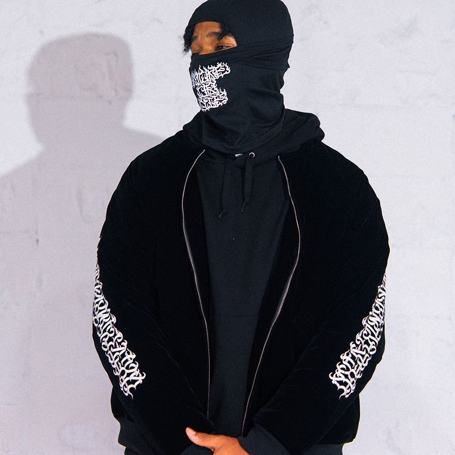 HAIGHT × CASPER ( ヘイト × キャスパー ) FLAMES LOGO VELOUR JACKET ベロアジャケット アウター