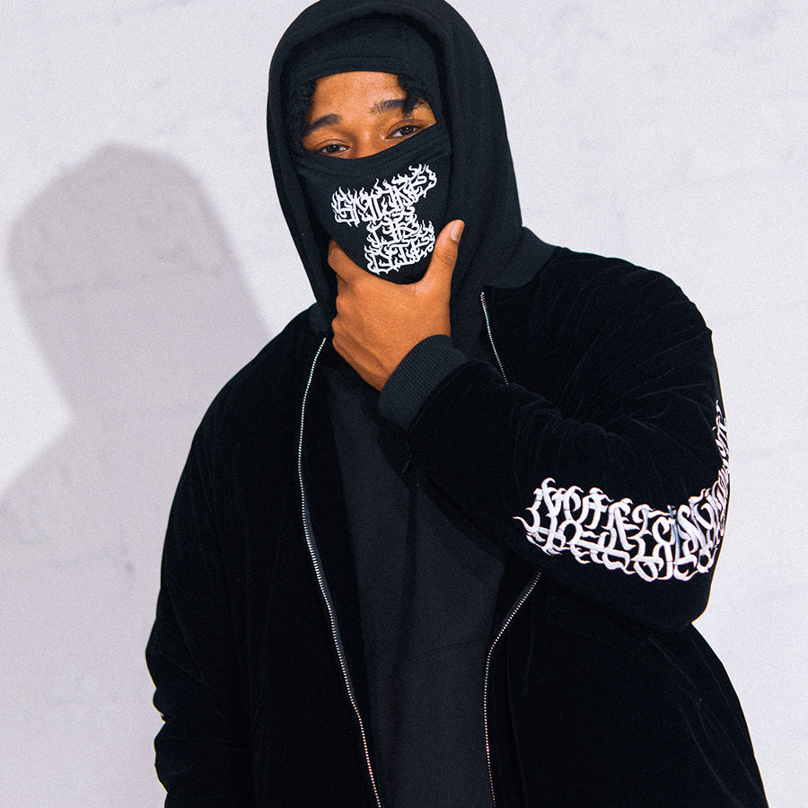 HAIGHT × CASPER ( ヘイト × キャスパー ) FLAMES LOGO VELOUR JACKET ベロアジャケット アウター