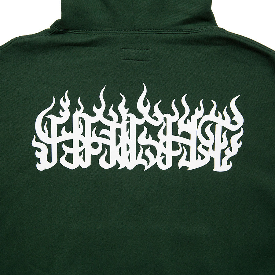 HAIGHT × CASPER ( ヘイト × キャスパー ) FLAMES LOGO ZIP HOODIE ジップパーカー