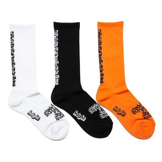 HAIGHT × CASPER ( ヘイト × キャスパー ) FLAMES LOGO SOCKS ソックス 靴下