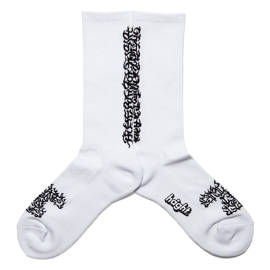 HAIGHT × CASPER ( ヘイト × キャスパー ) FLAMES LOGO SOCKS ソックス 靴下