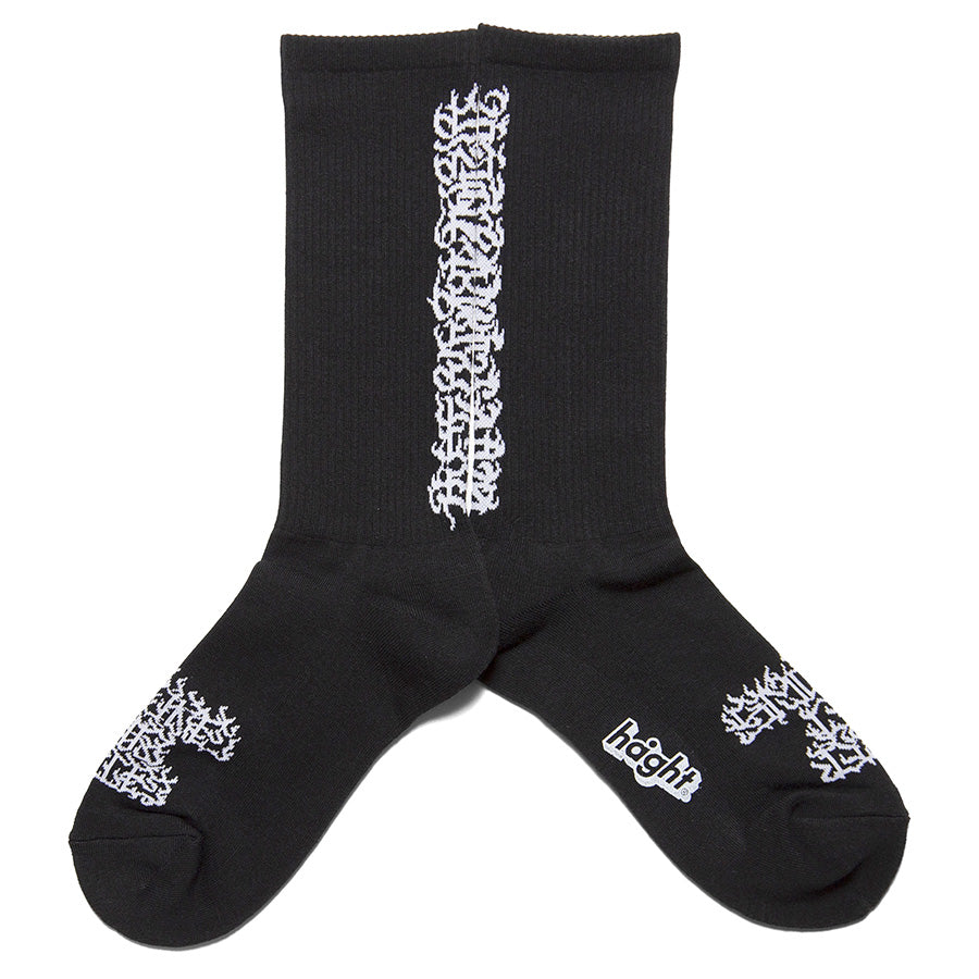 HAIGHT × CASPER ( ヘイト × キャスパー ) FLAMES LOGO SOCKS ソックス 靴下