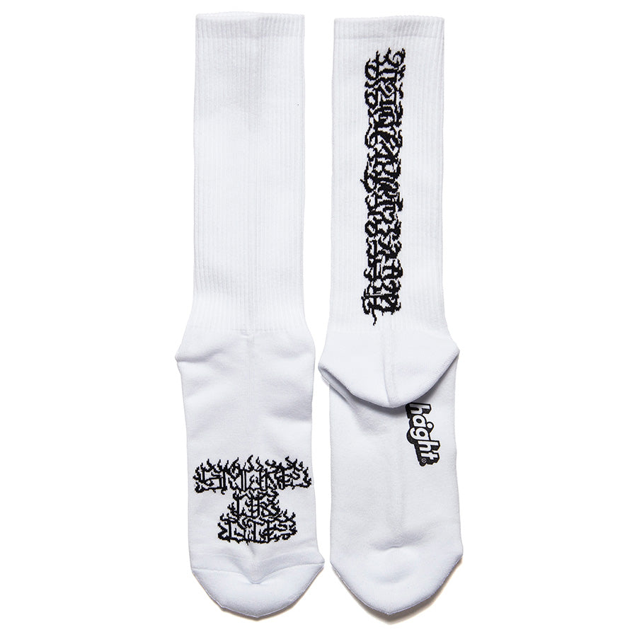 HAIGHT × CASPER ( ヘイト × キャスパー ) FLAMES LOGO SOCKS ソックス 靴下