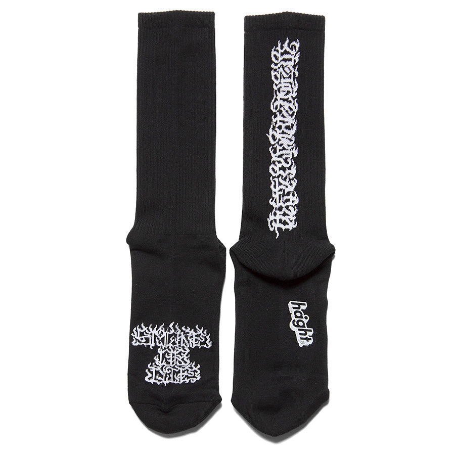 HAIGHT × CASPER ( ヘイト × キャスパー ) FLAMES LOGO SOCKS ソックス 靴下