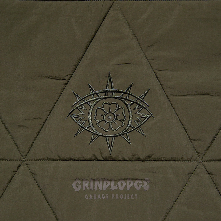 HAIGHT × GRINDLODGE ( ヘイト × グラインドロッヂ ) DELTA QUILT VEST キルティング ベスト