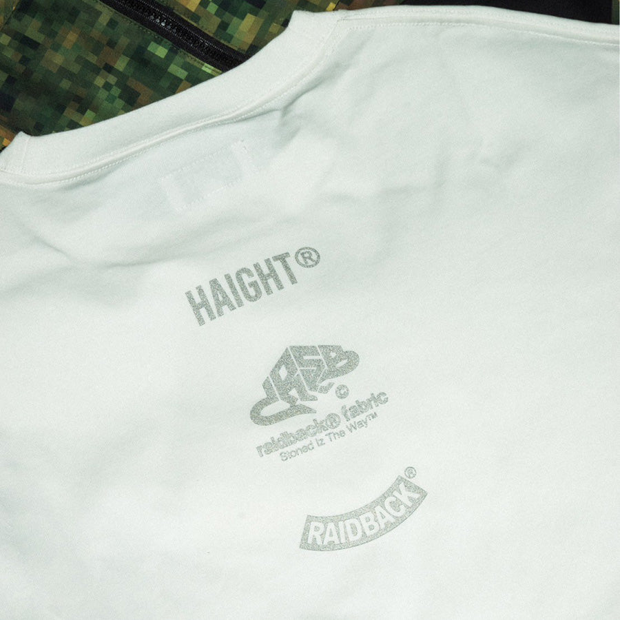 HAIGHT × RAIDBACK ( ヘイト × レイドバック ) PIXEL LOGO Tee Tシャツ