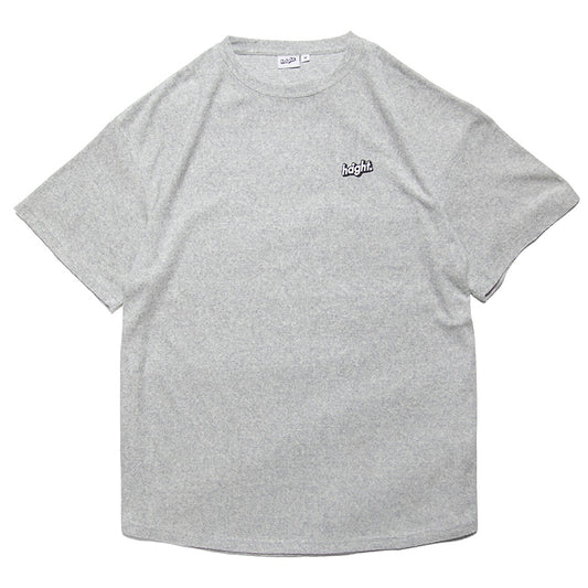 HAIGHT ( ヘイト ) ROUND HEM PILE Tee Tシャツ パイル地 グレー HTSS-241001