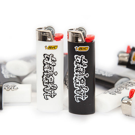 HAIGHT ( ヘイト ) Smoke Logo BIC Lighter "Artwork by RAT HOLE STUDIO"