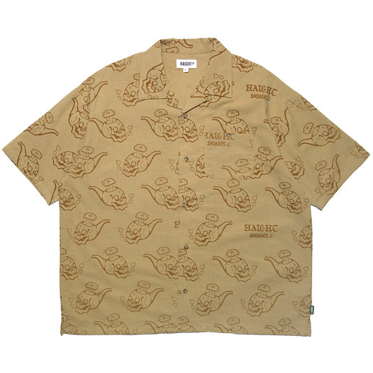 HAIGHT ( ヘイト ) SMOKERS CLUB OPEN COLLAR SHIRT 半袖 シャツ