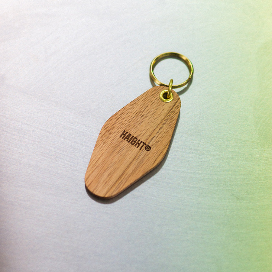 HAIGHT ( ヘイト ) WOODEN KEY TAG キーホルダー 木製
