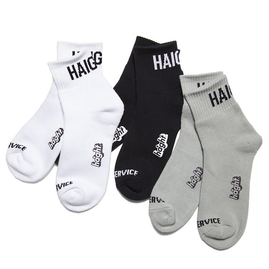 HAIGHT(ヘイト)LOW-CUT LOGO SOCKS 3色