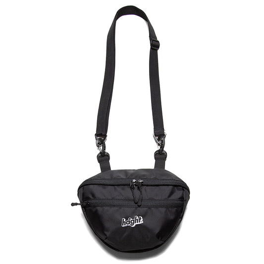 HAIGHT ロゴショルダーポーチ ブラック 正面