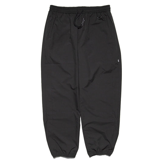 HAIGHT ジョガーパンツ ブラック リップストップ 正面