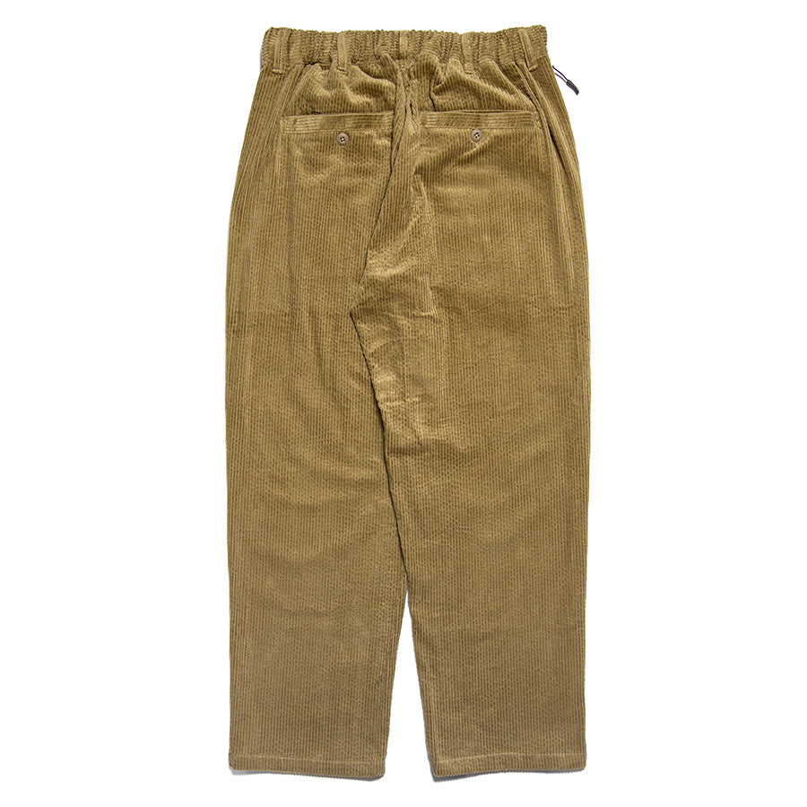 HAIGHT STRAIGHT CORDUROY PANTS コーデュロイパンツ サンド 平置き 背面 HTAW-265003