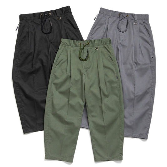 HAIGHT TWO-TUCK WORK PANTS ワークパンツ ブラック グレー オリーブ 3カラー HTAW-265004