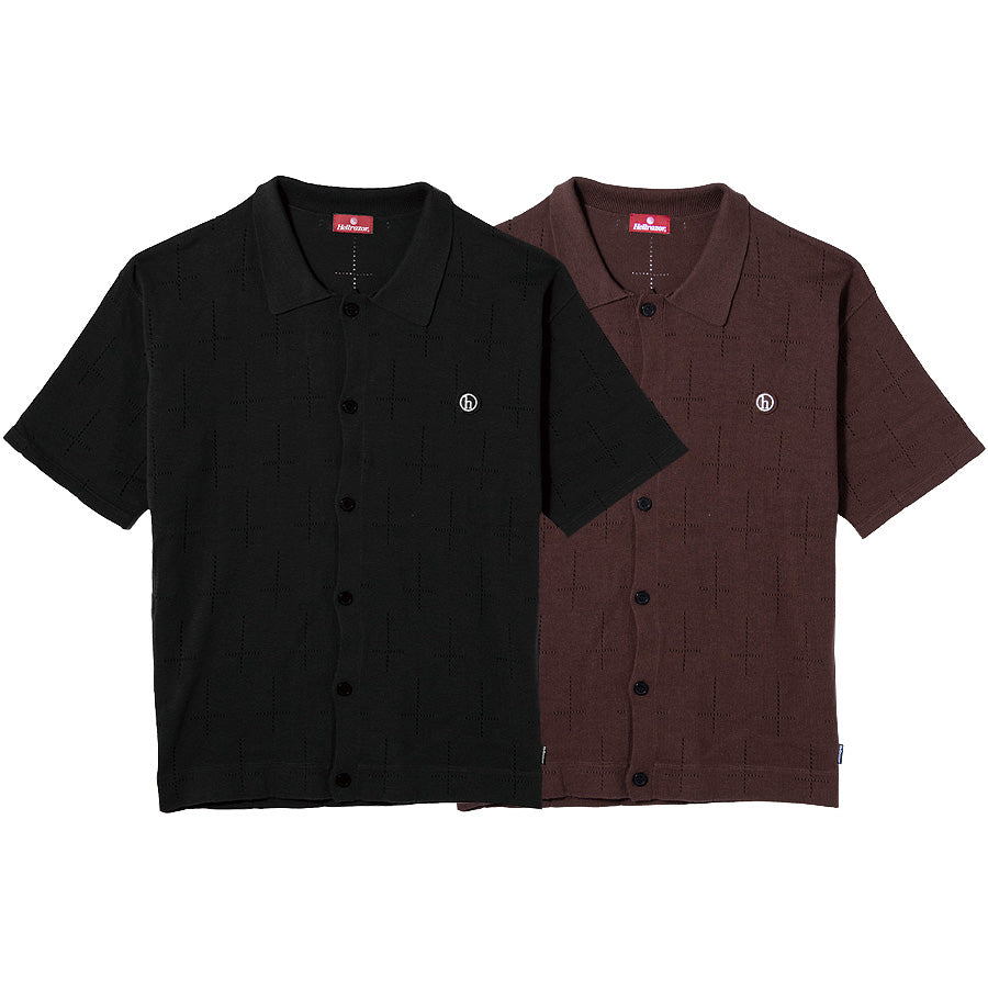 HELLRAZOR クロスニットシャツ 2カラー比較
