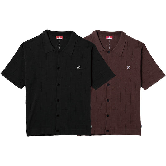 HELLRAZOR クロスニットシャツ 2カラー比較