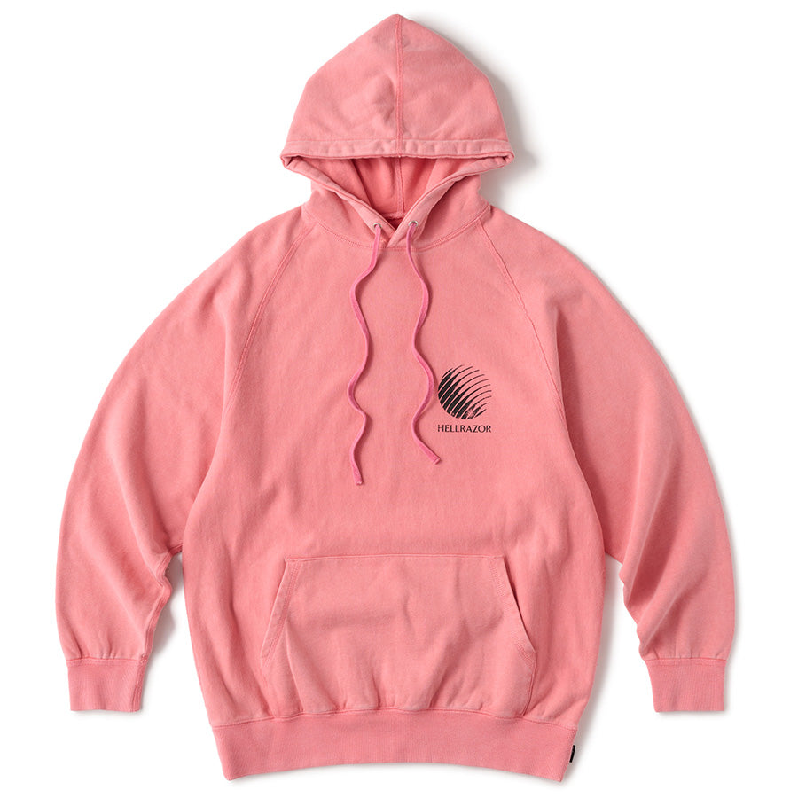 HELLRAZOR（ヘルレイザー）LOGO GARMENT DYE HOODIE 製品染め パーカー