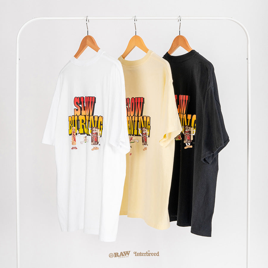 INTERBREED × RAW ( インターブリード × ロウ ) Slow Burning SS Tee Tシャツ