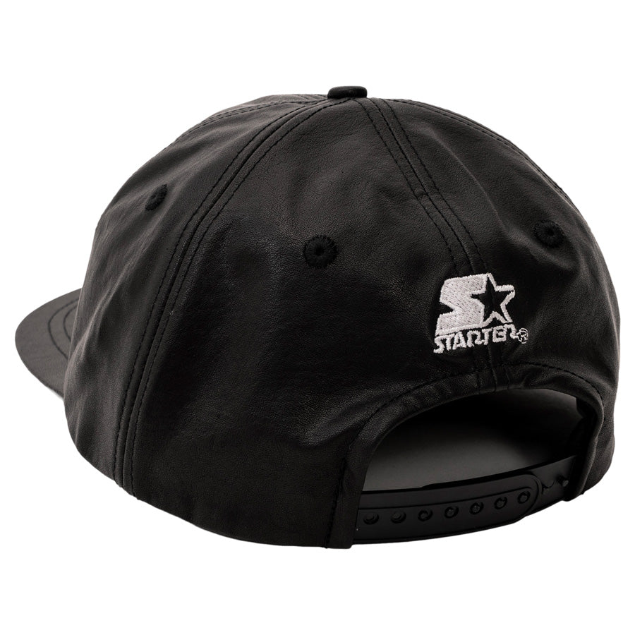 INTERBREED × STARTER ( インターブリード ) Genuine Leather Snapback Cap スターター コラボ レザーキャップ