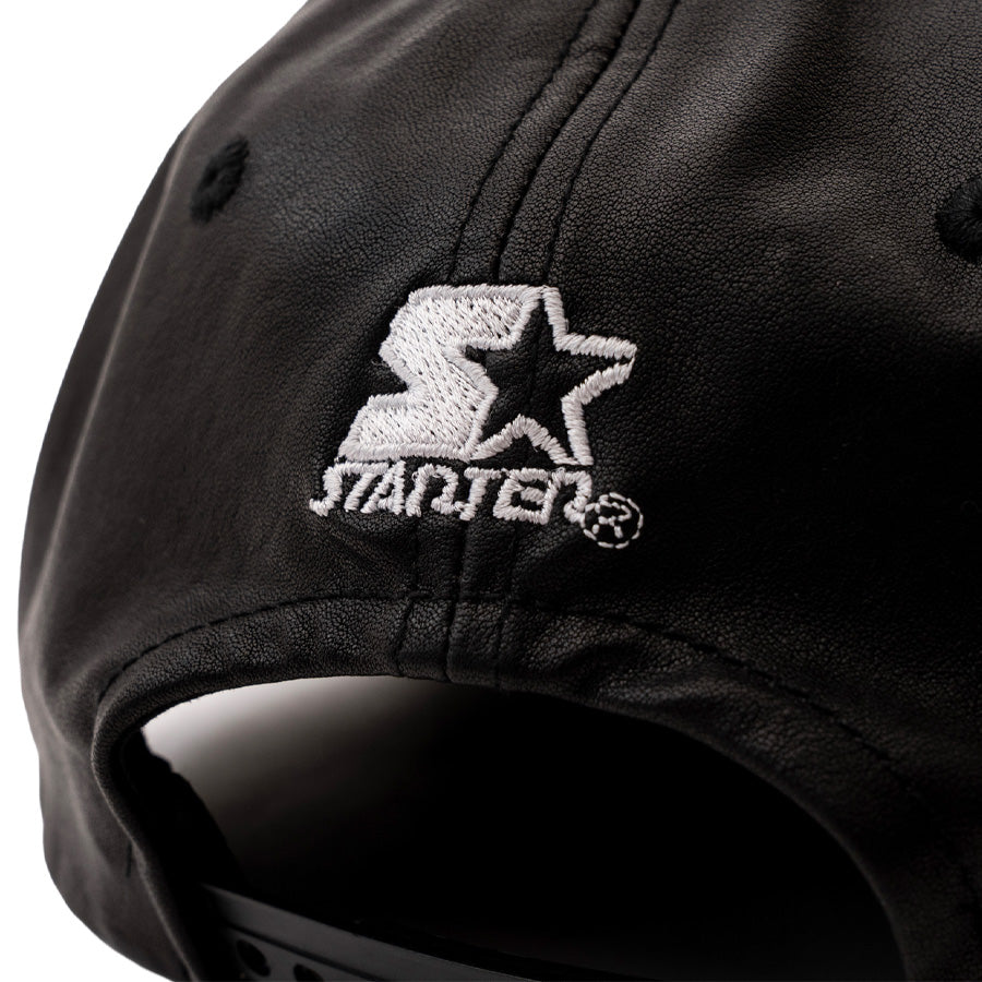 INTERBREED × STARTER ( インターブリード ) Genuine Leather Snapback Cap スターター コラボ レザーキャップ