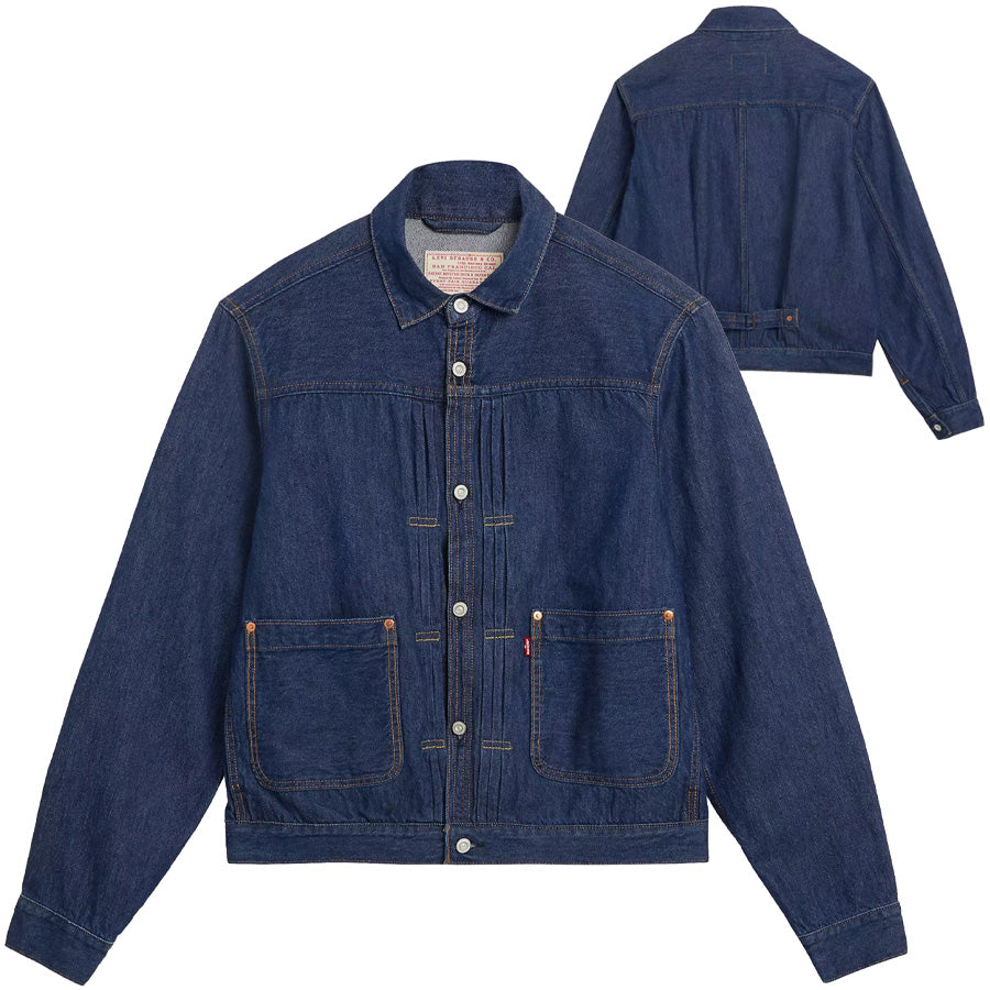LEVI'S ( リーバイス ) LIGHT WEIGHT PLEATED BLOUSE TRUCKER JACKET デニムジャケット