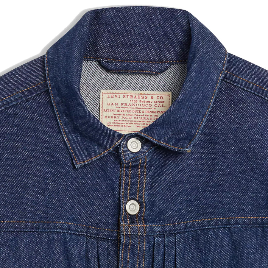 LEVI'S ( リーバイス ) LIGHT WEIGHT PLEATED BLOUSE TRUCKER JACKET デニムジャケット