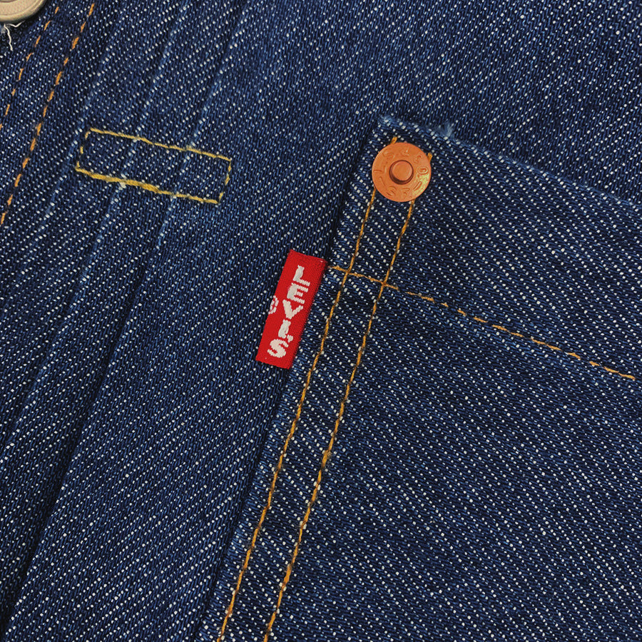 LEVI'S ( リーバイス ) LIGHT WEIGHT PLEATED BLOUSE TRUCKER JACKET デニムジャケット