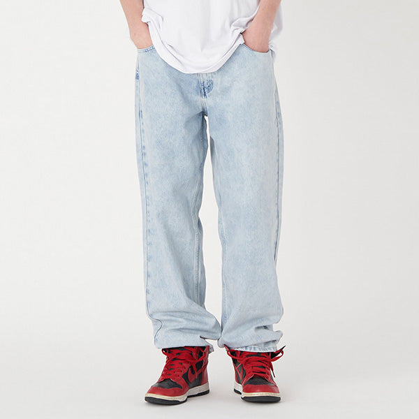 SILVERTAB Loose Fit Denim Pants