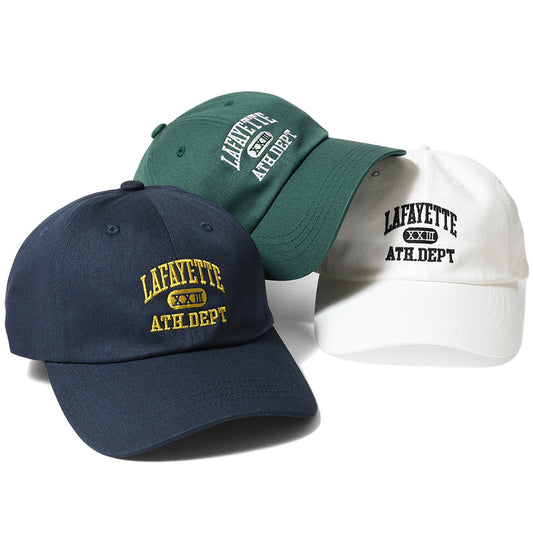 LFYT(エルエフワイティー)ATHLETICS DAD HAT ネイビー ホワイト グリーン